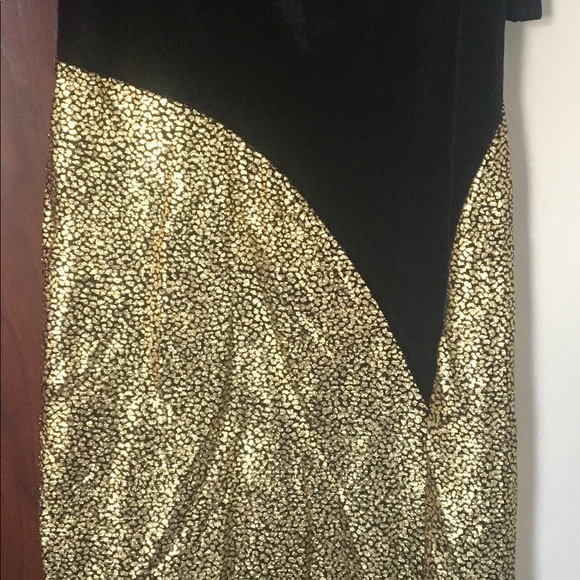 Black and gold party dress - Picture 5 of 5